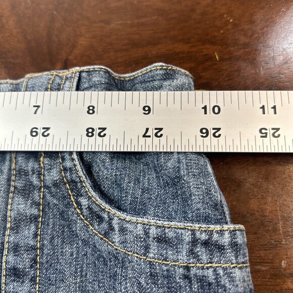 Circo Girls Size 4 T Denim jean skirt with built-in shorts Pull On Faux Front - Picture 8 of 9